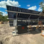 Batteries under Solar Panels in Queensland,