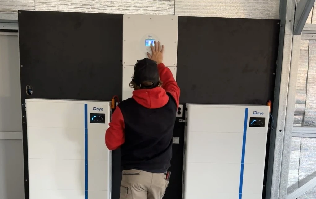 Bright Spark Group solar battery and inverter installation for residential solar energy system