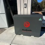 Residential solar battery rebate installation on exterior wall