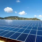 Bright Spark Group large-scale commercial solar farm with expansive solar panel array for renewable energy generation