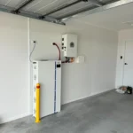Bright Spark Group residential solar battery installation with Deye inverter and protected indoor battery storage