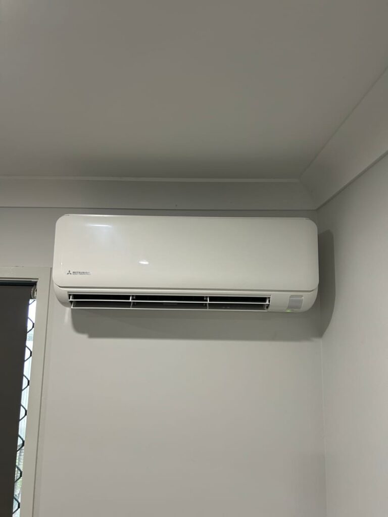 Mitsubishi Heavy Industries split system indoor unit installed on a wall